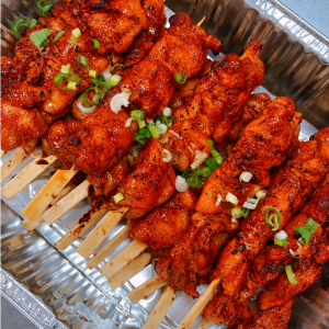 [춘닭] 닭꼬치 10개 (매운소스)<div id="product-title-en">[Choondak] 10 Skewers for BBQ (Spicy Sauce)</div>